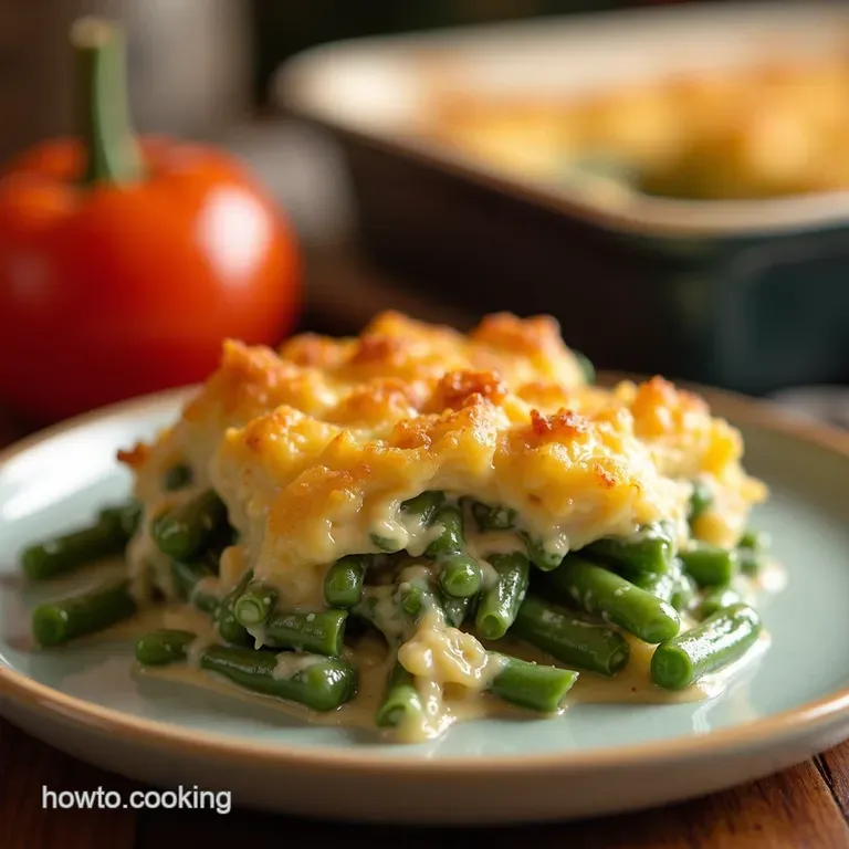 Green Bean Casserole Reimagined No Cream Soup Required presentation