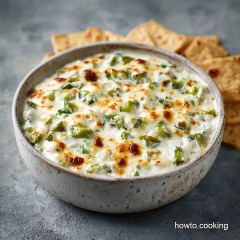 Green Chile Cheese Dip: Creamy and Smoky