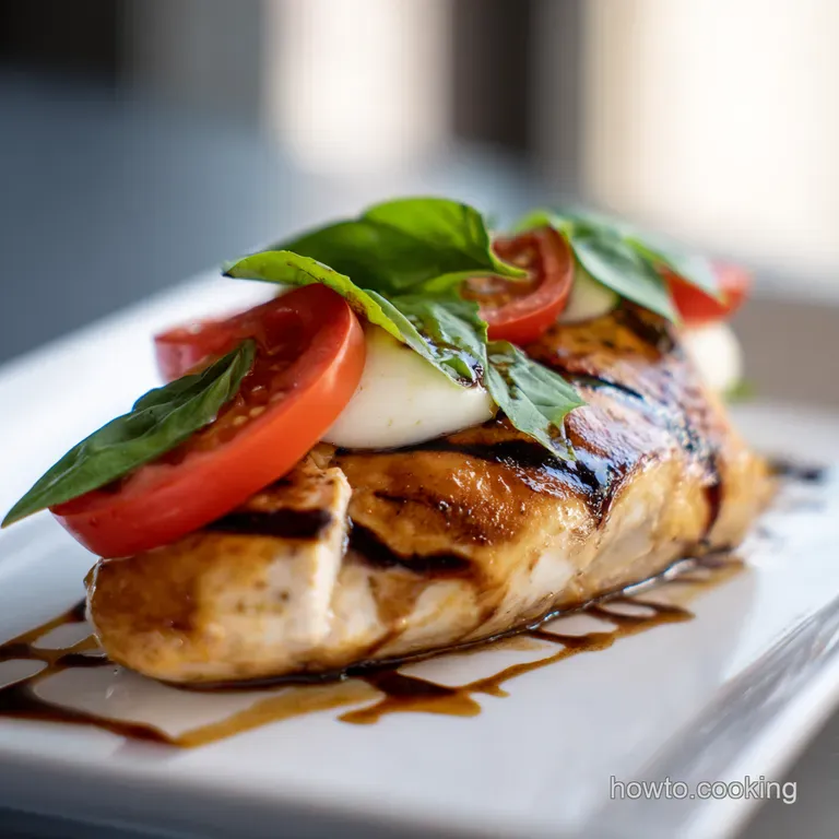 Grilled Chicken Caprese A Taste of Italy in Your Backyard