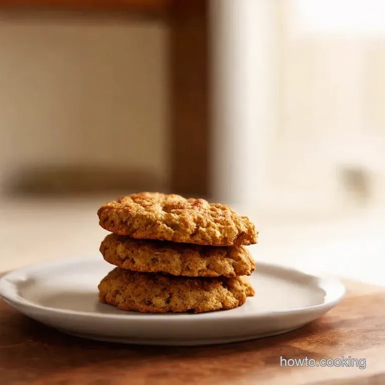 Guiltfree Aussie Crunch Healthy Anzac Biscuits presentation