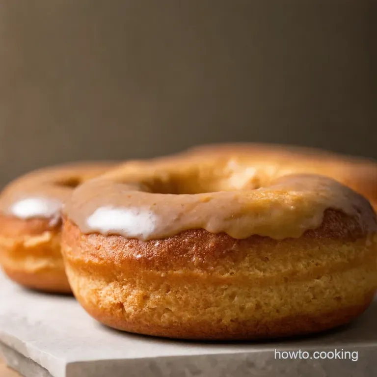 Guiltfree Glazed Baked Donuts presentation