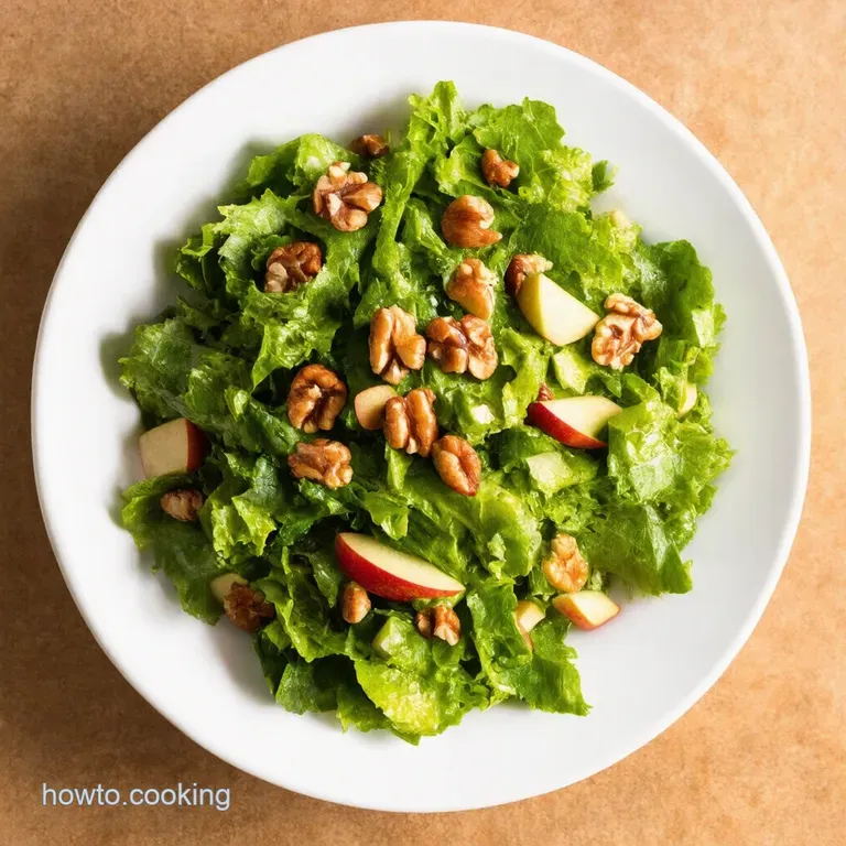 Harvest Apple Walnut Salad with MapleDijon Vinaigrette