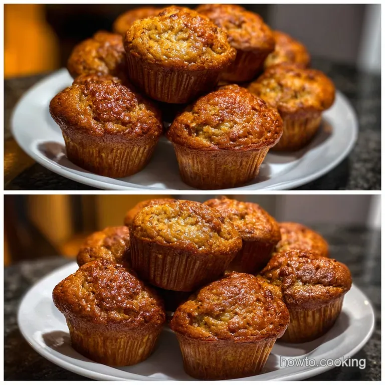 The Ultimate Healthy Banana Muffins presentation