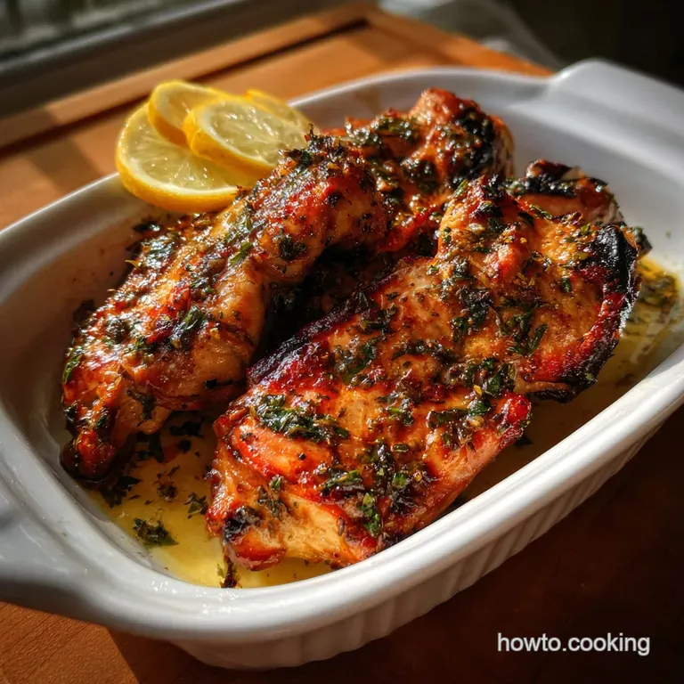 The Ultimate Healthy Chicken Marinade: Lemon-Herb presentation