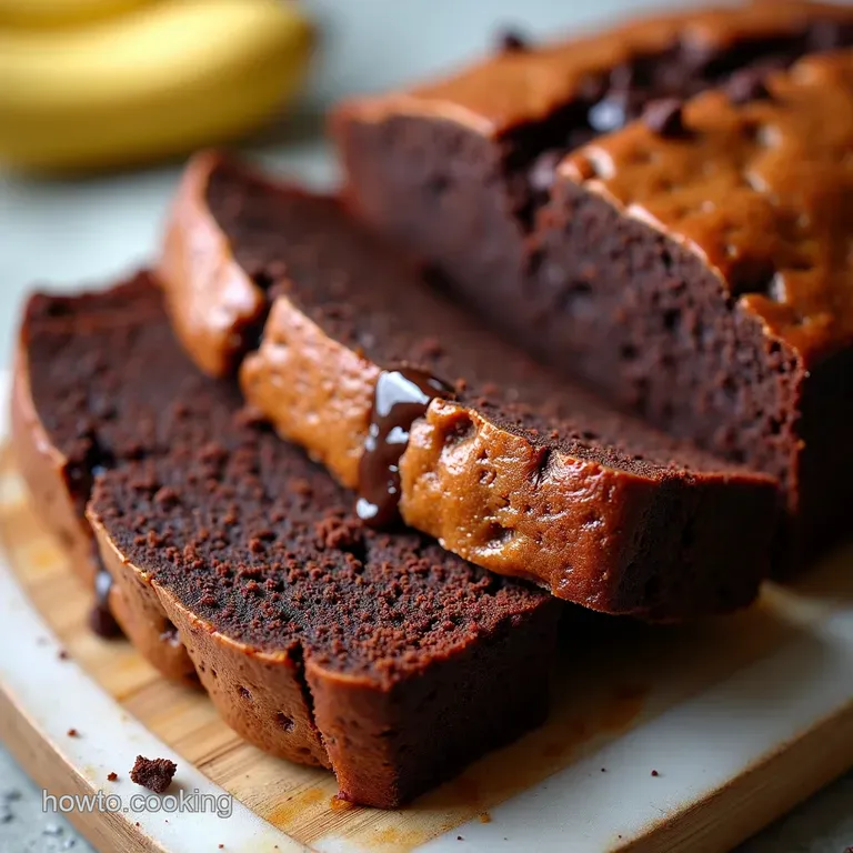 The GuiltFree Gorgeous Healthy Dark Chocolate Ripe Banana Loaf