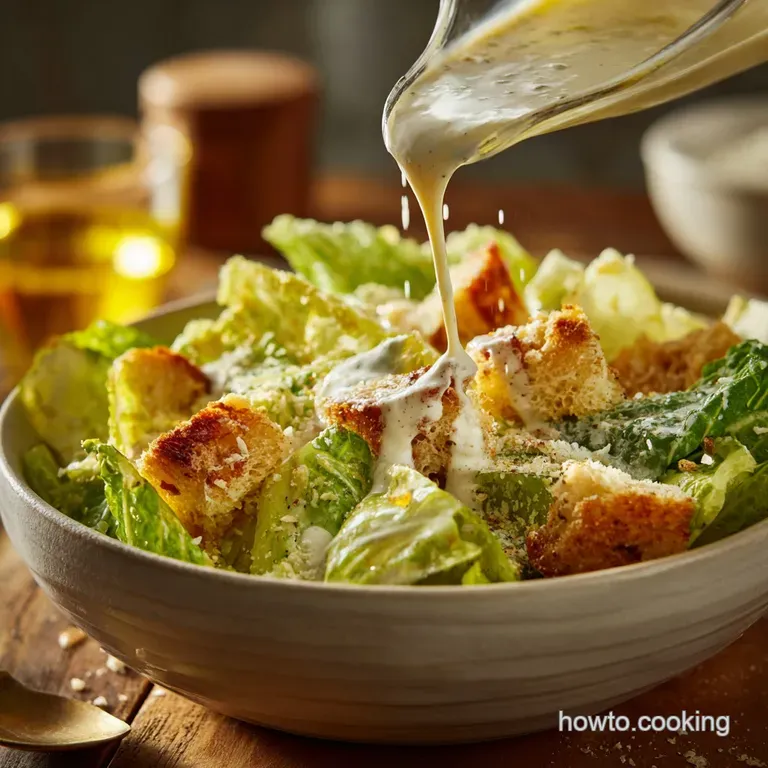 Healthy Caesar Salad Dressing The Creamy Greek Yogurt Recipe 40 Minutes