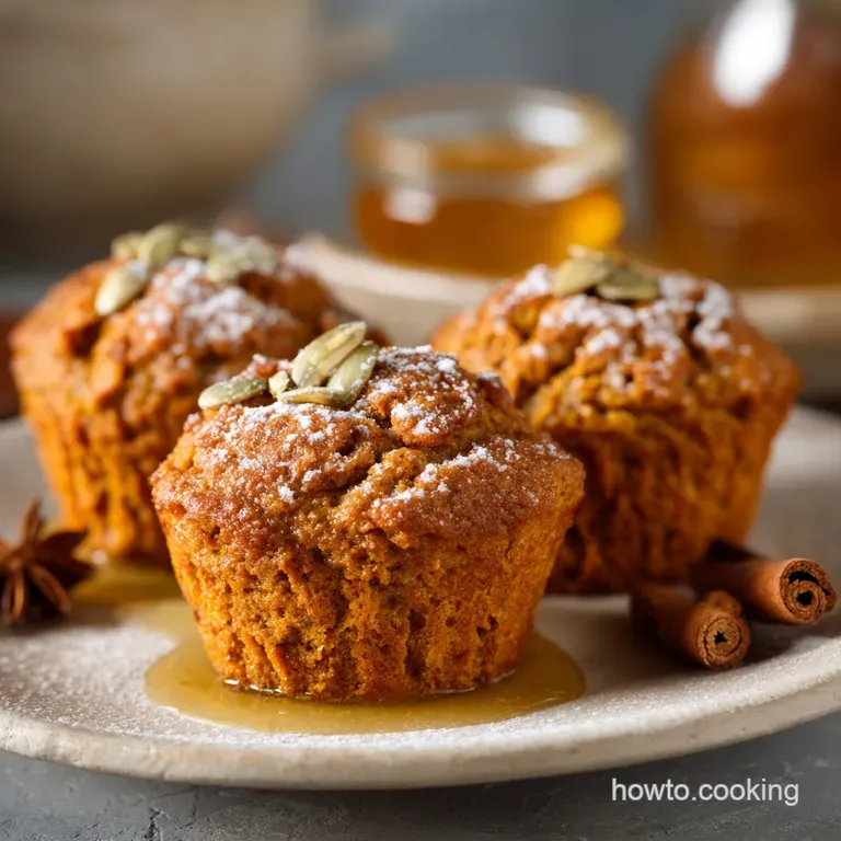 Healthy Pumpkin Muffins: Autumn Glory Recipe presentation