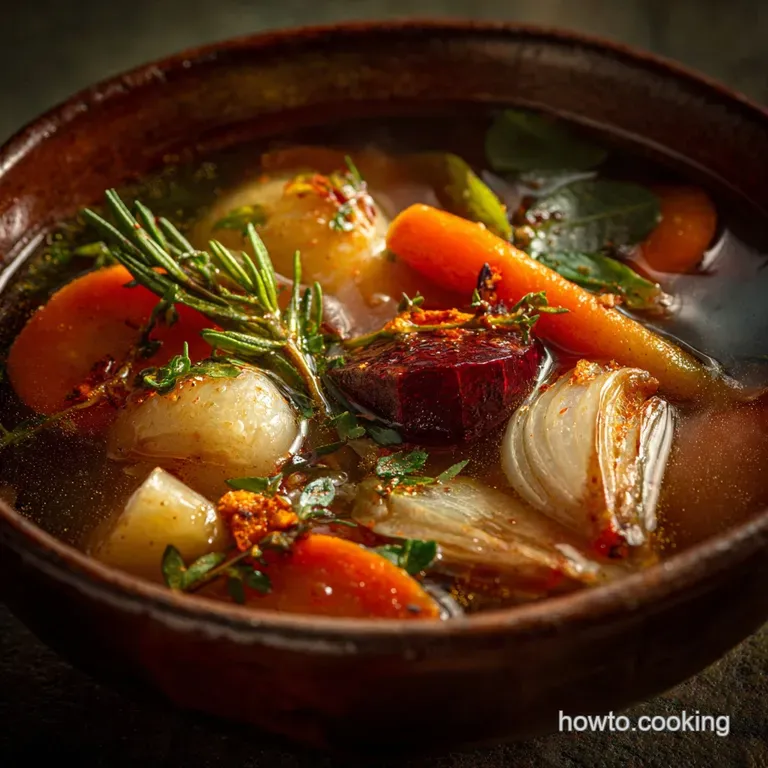 The Sunshine Root and Ginger Elixir Soup