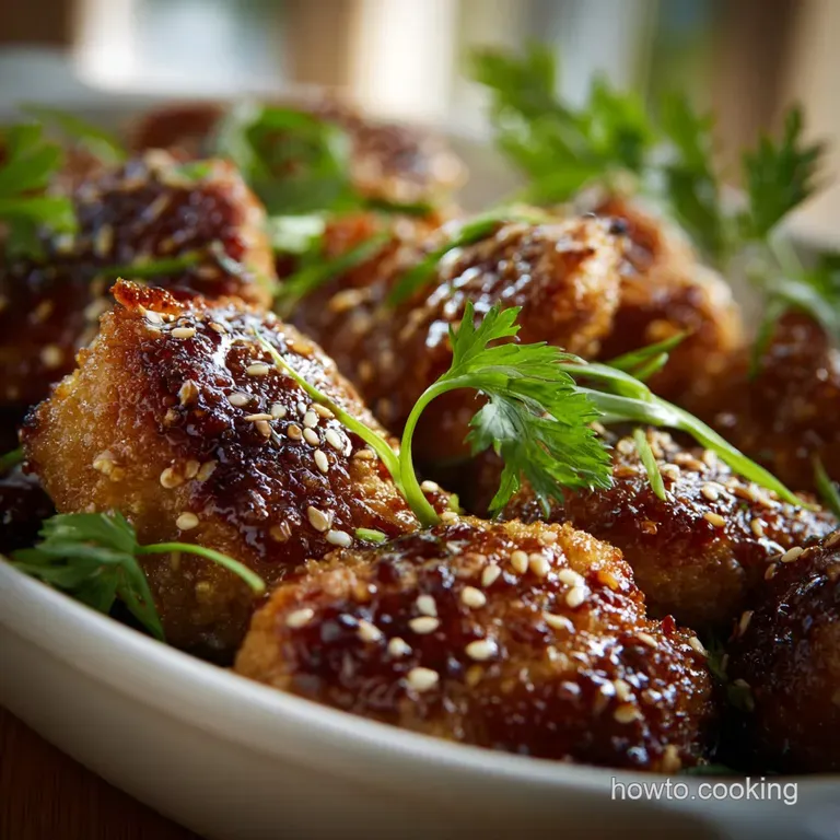 Healthy Sesame Chicken Crispy Baked Takeout Done Better at Home presentation