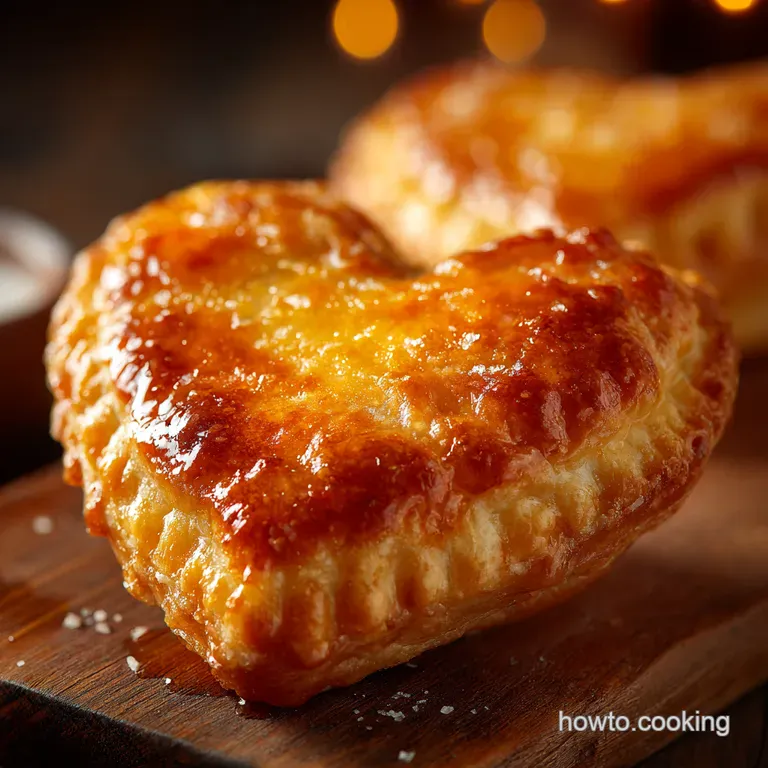 HeartShaped Raspberry Hand Pies presentation