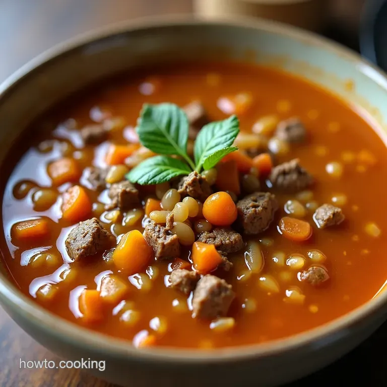Beef Lentil Soup Proper Comfort Food Recipe