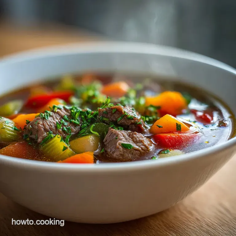 Hearty Beef and Vegetable Soup
