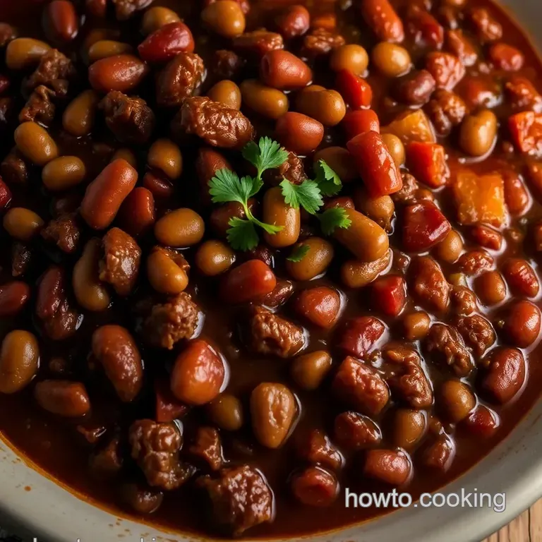 Hearty Cowboy Chili: a Taste of the Wild West presentation