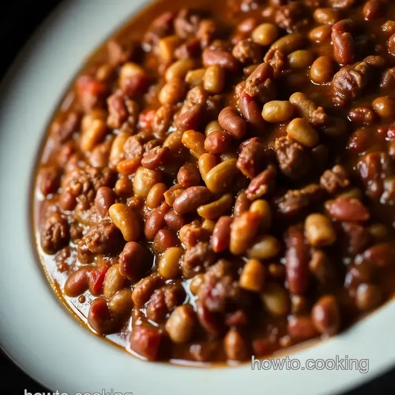 Hearty Crock Pot Ground Beef Chili presentation