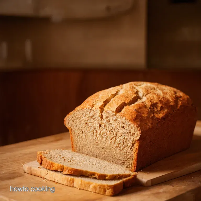 Hearty Homemade Whole Wheat Bread presentation