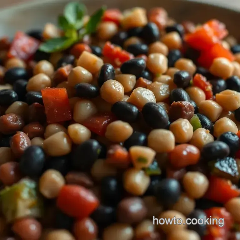 Hearty Mediterranean Bean Salad