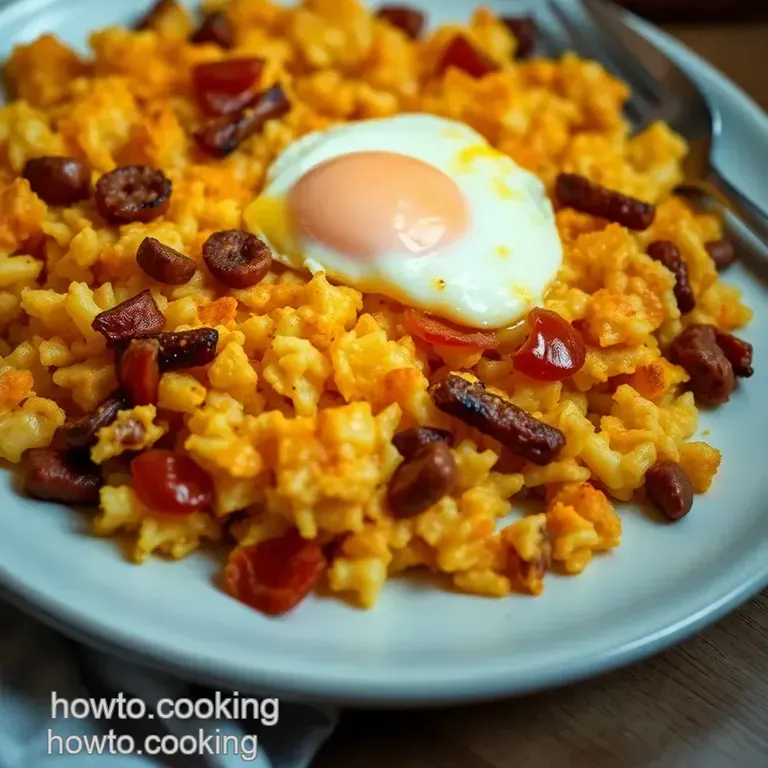 Hearty Morning Delight: Breakfast Casserole presentation