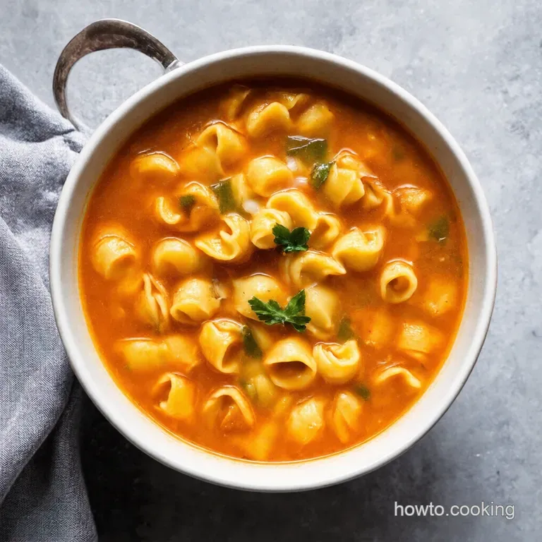 Hearty Tortellini Soup A Bowl of Italian Sunshine