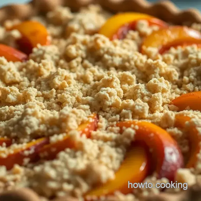 Heavenly Peach Crumb Top Pie: A Slice of Summer Bliss