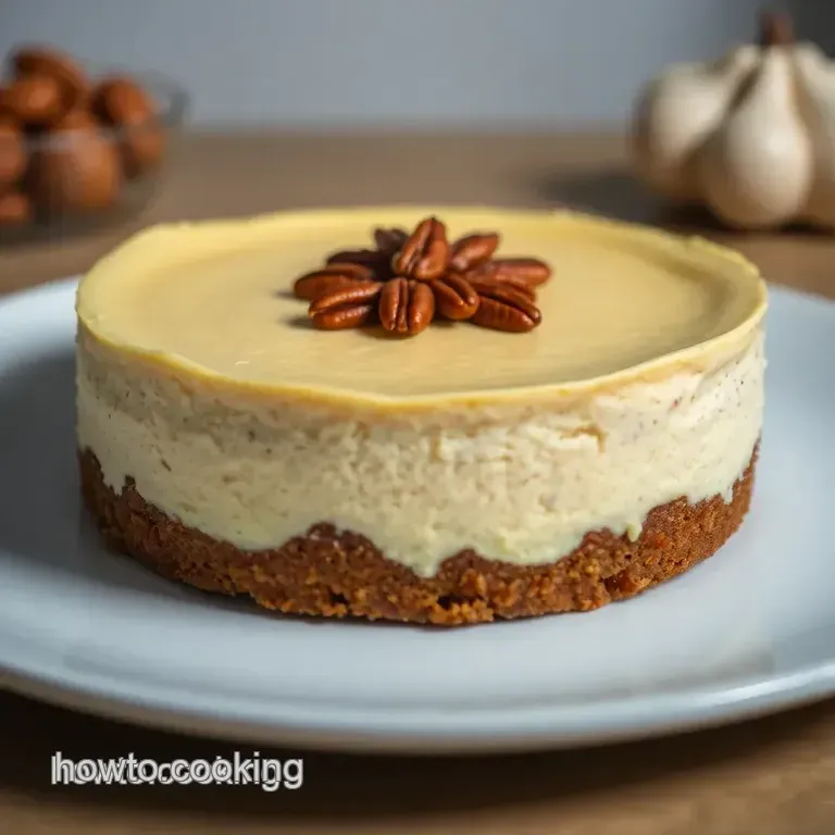 Heavenly Pecan Pie Cheesecake presentation