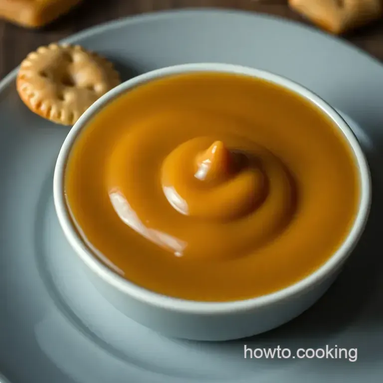 Heavenly Salted Caramel Sauce presentation