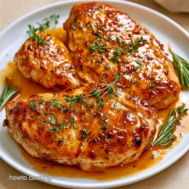 Herb Apricot Chicken with Fresh Thyme