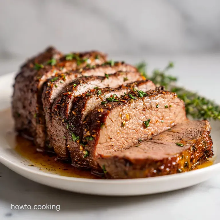 Sirloin Tip Roast: Herb Crusted and Tender