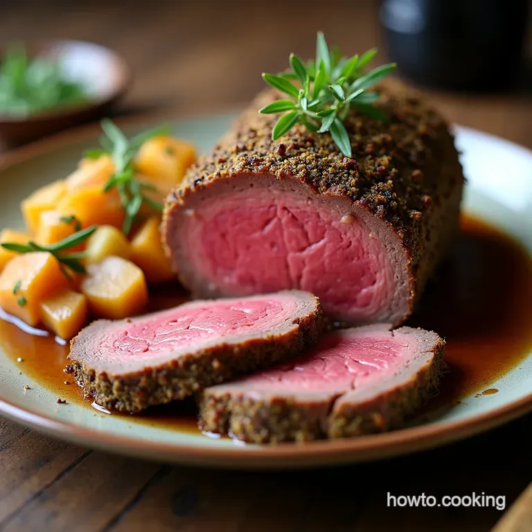 Garlic Rosemary Roast Beef Tenderloin Recipe Perfect MediumRare