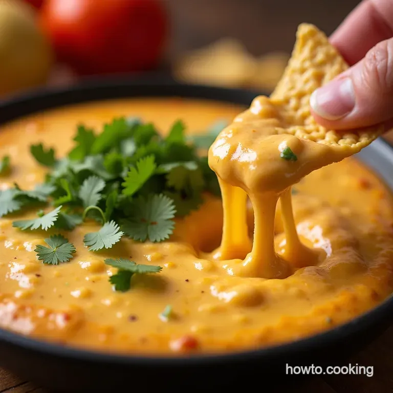 Holy Queso Authentic Mexican Restaurantstyle White Cheese Dip presentation