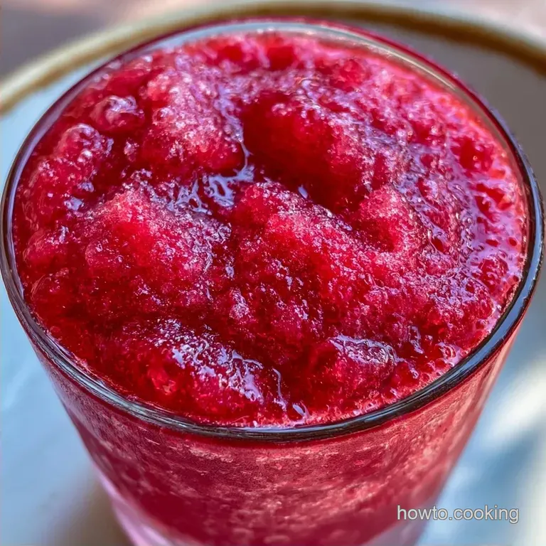 Kool Aid Slushie: Grainy Frozen Crunch