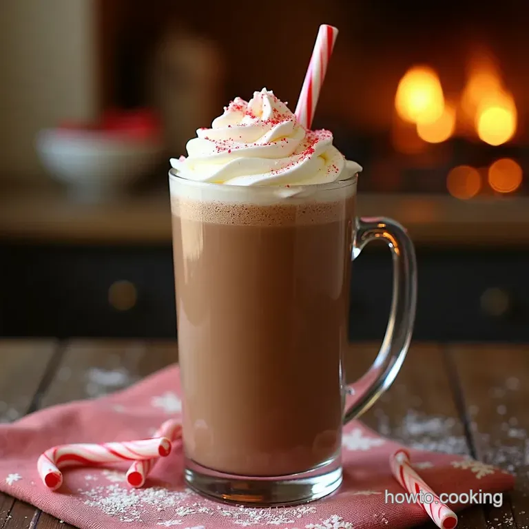 The Home Baristas Secret Ultimate Peppermint Mocha Santa Claus Frappuccino presentation