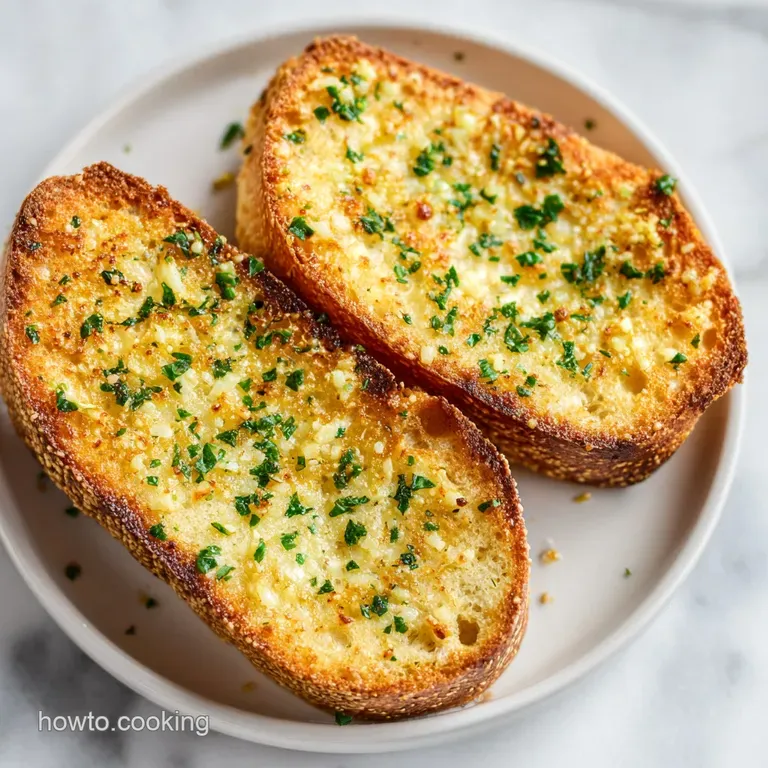 Crispy garlic toast wedges artfully arranged on a rustic wooden board, drizzled with olive oil.