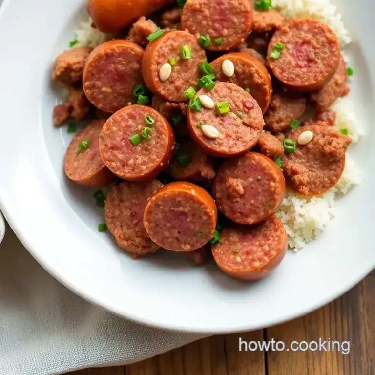 Homemade Summer Sausage presentation