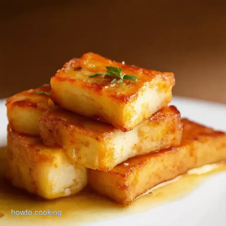 Honeykissed Halloumi a Sweet Salty Delight presentation