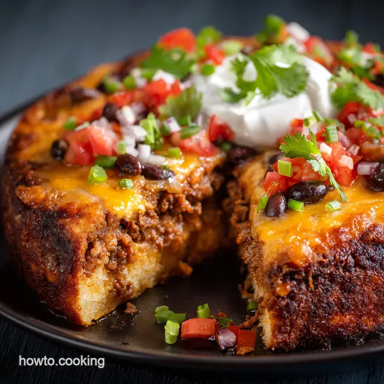The Proper Easy Impossible Taco Pie a Cracking Weeknight Supper presentation