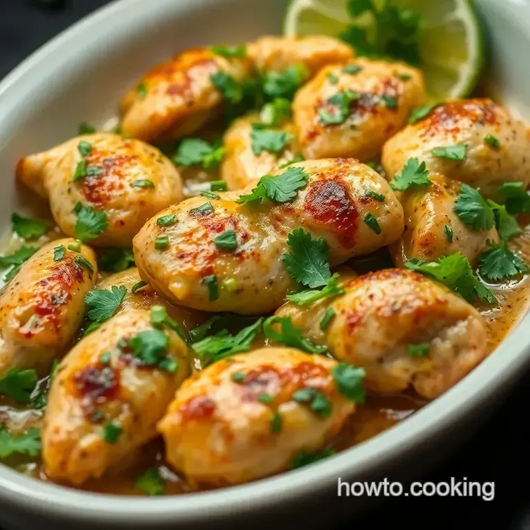 Irresistible Cilantro Lime Chicken presentation