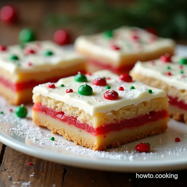 Jolly Christmas Sugar Cookie Bars