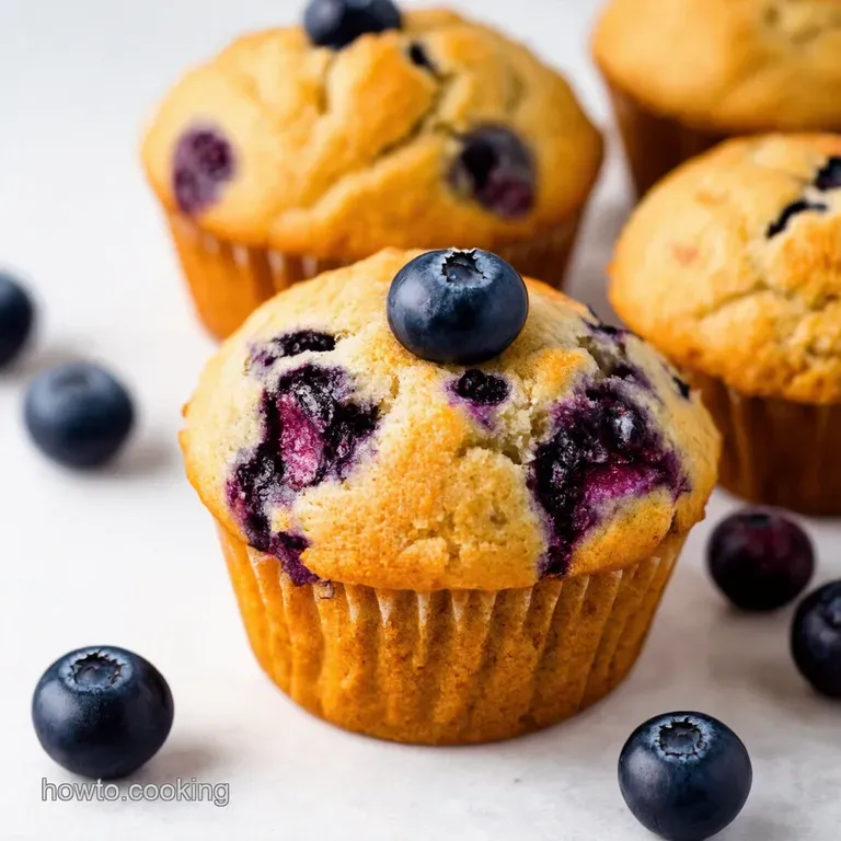 Jolly Good Keto Blueberry Muffins presentation