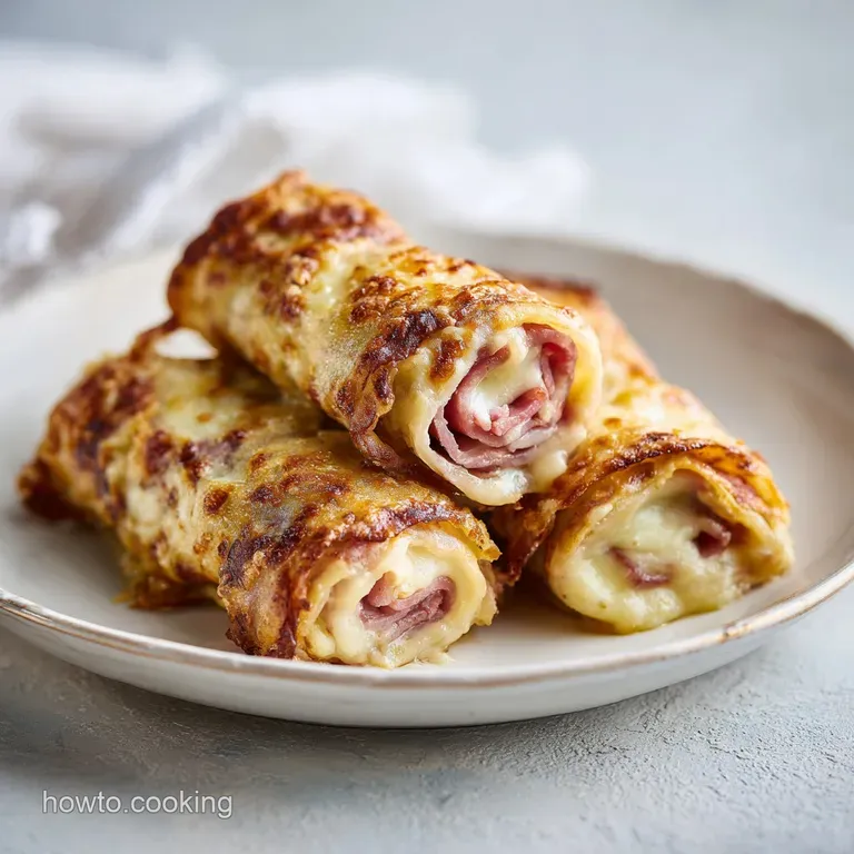 Keto Crispy Reuben Roll Ups