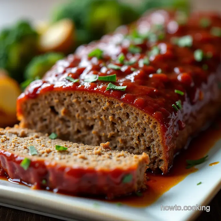 Seoulful Comfort Sweet Spicy Korean BBQ Glazed Meatloaf