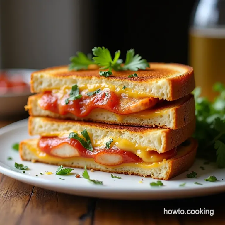 The No Fuss Hero Lazy Chicken Parm Grilled Cheese