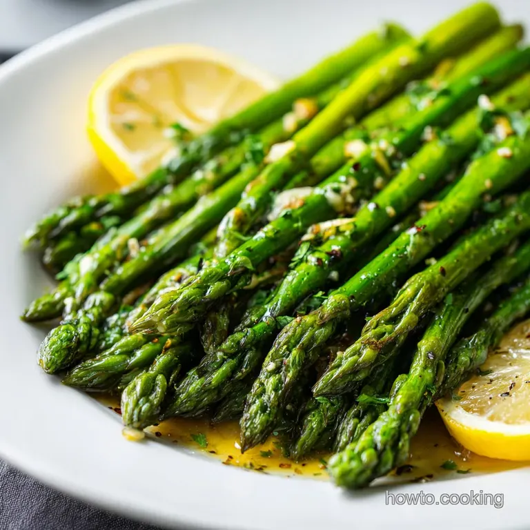 Asparagus Recipe with Lemon and Garlic: Zesty Finish
