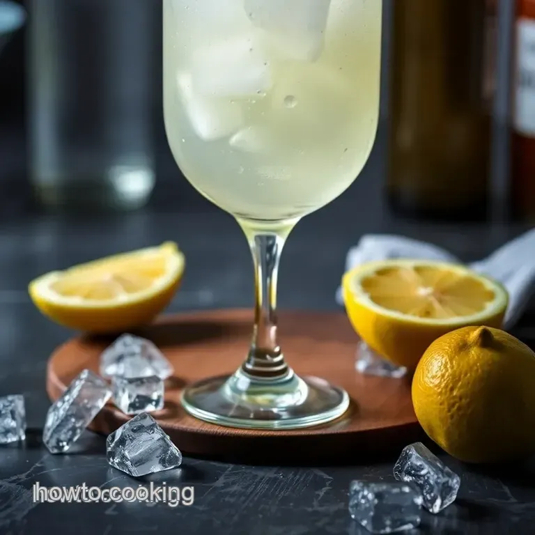 Lemon San Diego Cocktail presentation