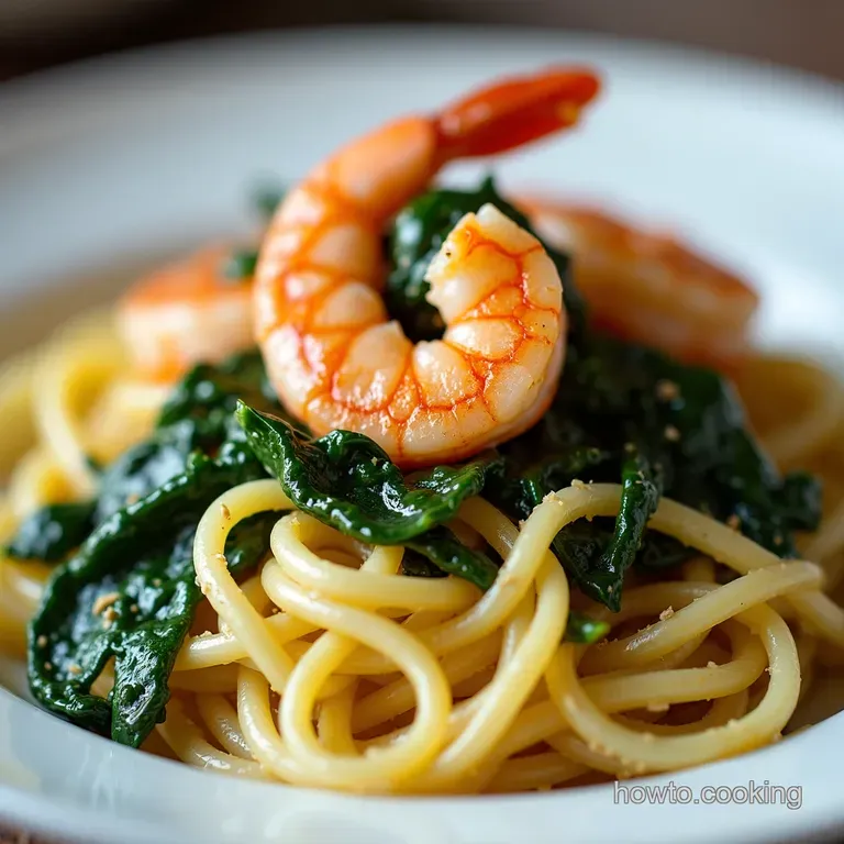 The Best Lemony Shrimp Asparagus Mushroom Pasta Recipe