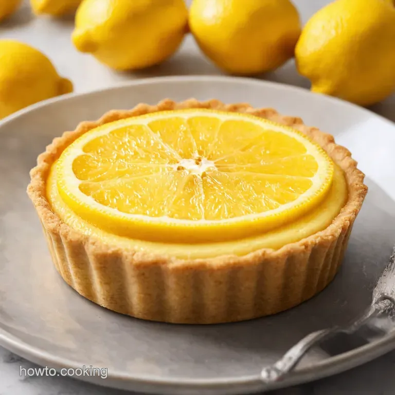 Lemonzilla a Giant Lemon Meringue Tart presentation