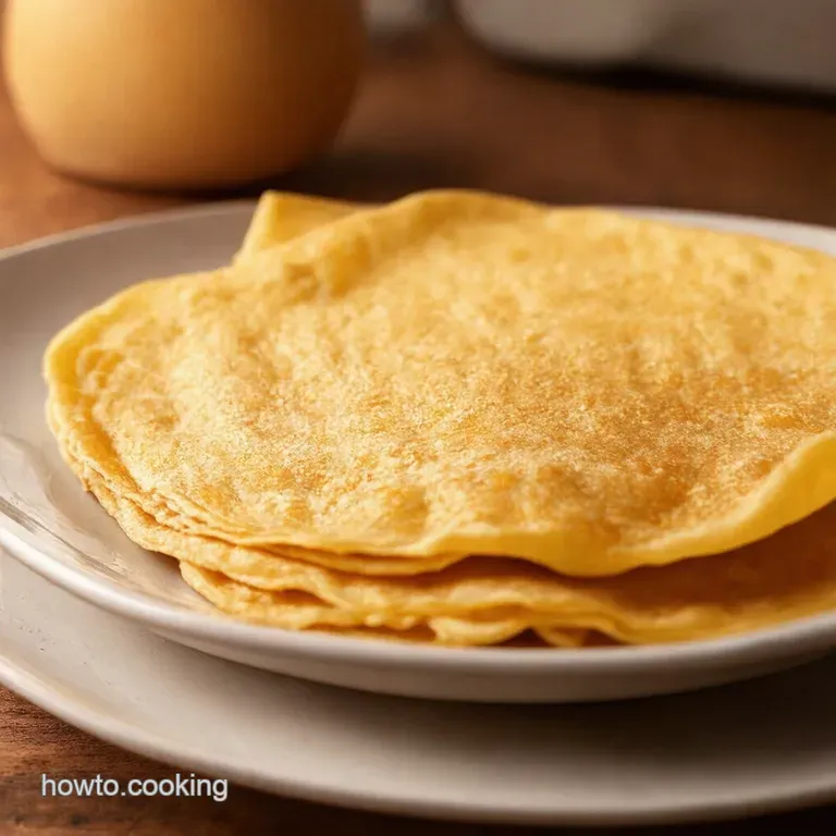 Light and Luscious Homemade Crepes presentation