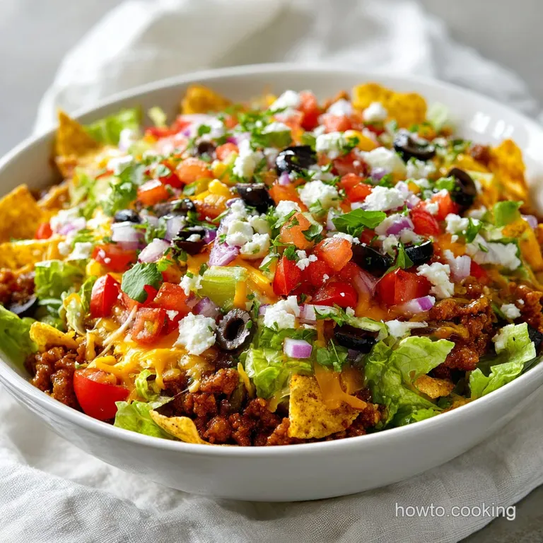 Loaded Taco Salad: Crispy and Hearty
