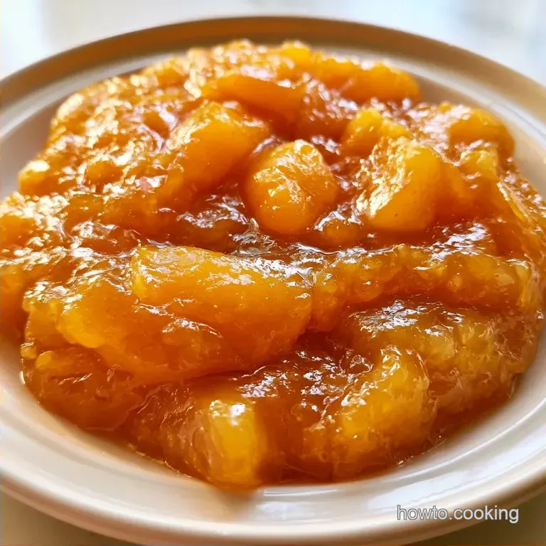 Low-Sugar Canning Peach Jam