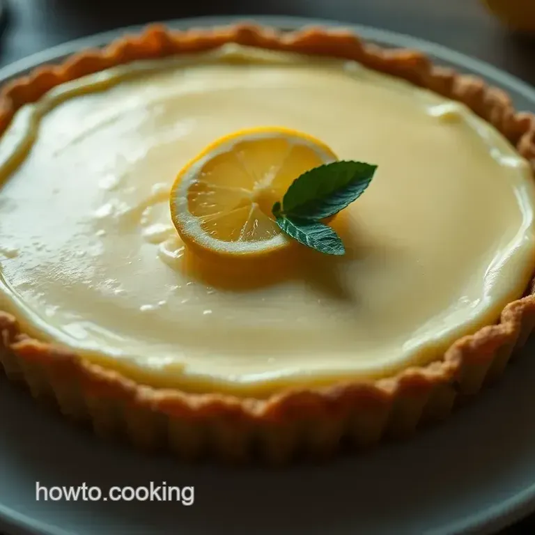 Luscious Creamy Lemon Pie: A Sunshine Slice of Delight