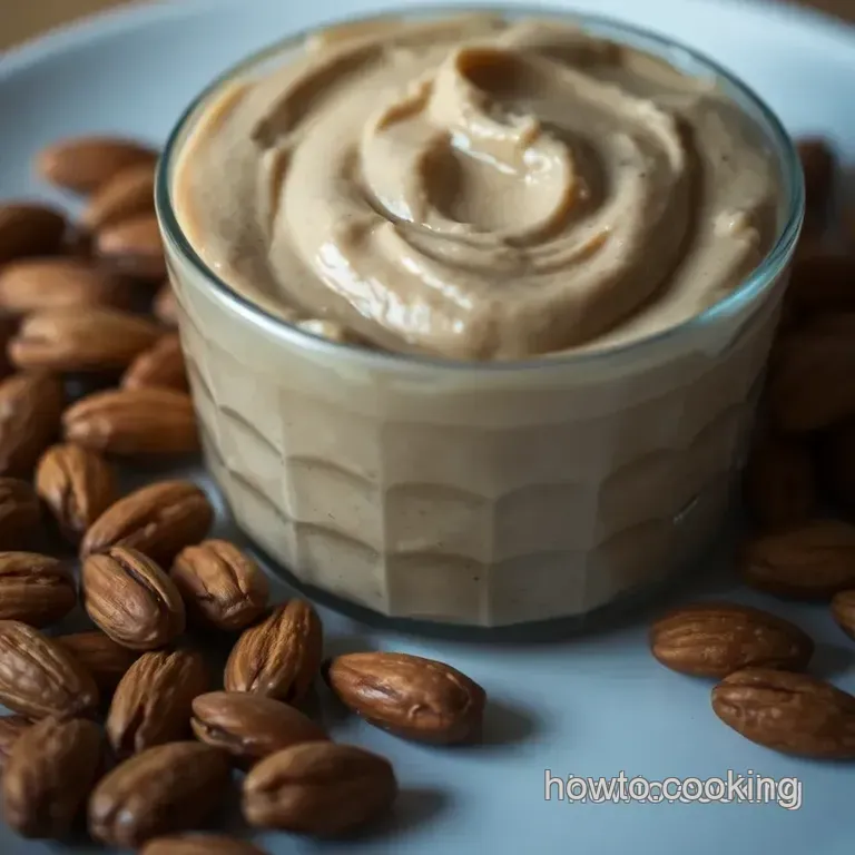 Luscious Homemade Almond Butter presentation